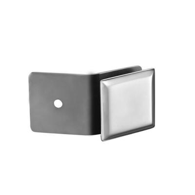 China Sandile Modern Hot Sale Stainless Steel Glass Flange Wall Mounted Square Glass Clip For Shower Room for sale