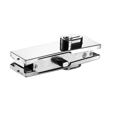 China Modern high quality glass door frameless patch fit ground lock lock for swing glass door for sale