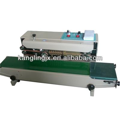 China CLOTHING New Product 2022 Frm-900 Semi-auto Continuous Band Sealer for sale