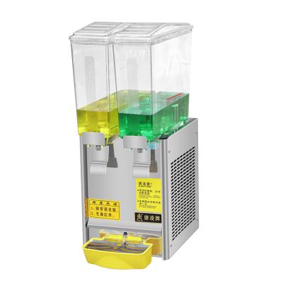 China 190509 Commercial Cold Rotisserie Soft Drink Beverage Dispenser Machine with Two 8L Tanks for sale