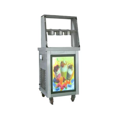 China Snack Factory High Quality 190529 Rolled Ice Cream Machine Popular In Thailand for sale