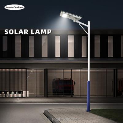 China New 40W Outdoor Integrated Waterproof ROAD LED Solar Street Light Solar Human Body Solar Street Lights For Road for sale