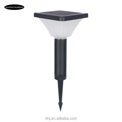 China New Solar Aluminum Garden Villa Spike Lamps Outdoor Waterproof Landscape Lights LED Flower Bed Garden Ground Inserted Lawn Lights for sale