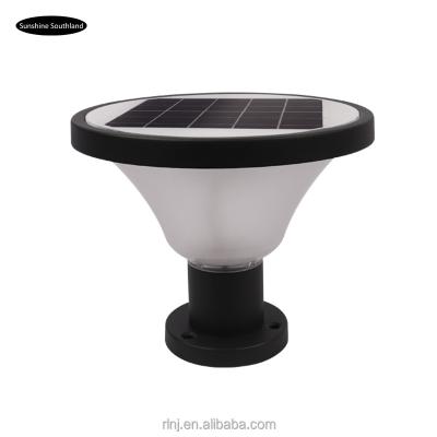 China Single Pillar Lamps IP65 LED Lawn Garden Pillar Lights Wall Gate Lights Garden Stone Capital Outdoor Waterproof Solar Villa for sale