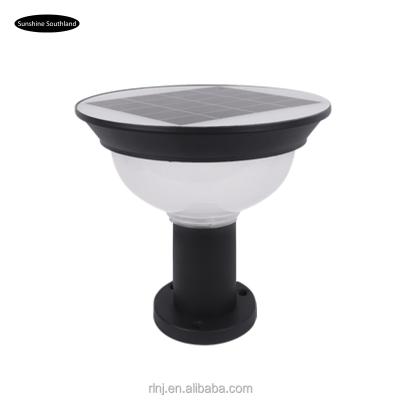 China Residential Simple Decorative Wall Lamps Waterproof Garden Villa Yard Lights Door Floor Light Led Outdoor Solar Pillar Lamp for sale