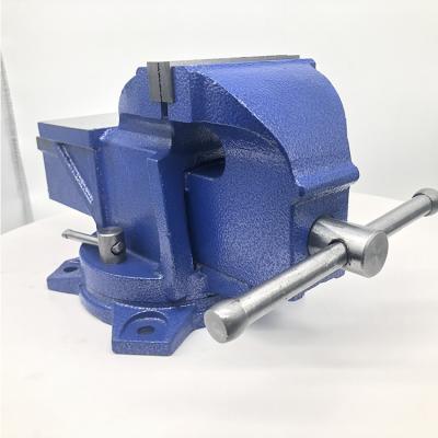 China Clamp GSR-CHINA Bench Vise Manual Adjustable Machine Vice with Anvil Swivel Base Made in China for sale