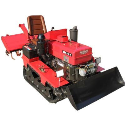 China Vegetable Fields 22 Hp Crawler Micro-tiller Cultivators Cultivate Tools And Equipment Cultivating Machineries Used Ffarming Tools for sale