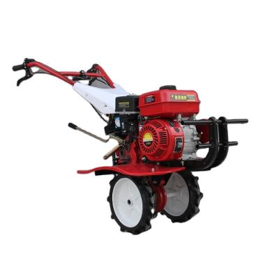 China Microtiller Gasoline Mini Tiller Cultivator Cultivator Power Tillers Walking Tractor Vegetable Cultivators Four Wheel Drive Fields 170 Rotary Tiller for sale