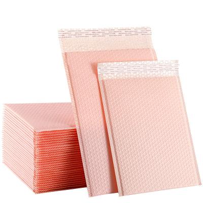 China Adhesive Strong Shock Resistance / Tearproof / Eco-Friendly / Non-Toxic Co-extruded Premium Shockproof Padded Mailers Custom Bubble Mailers Nude Pink Plastic Mailing Bags boarding airbag for sale