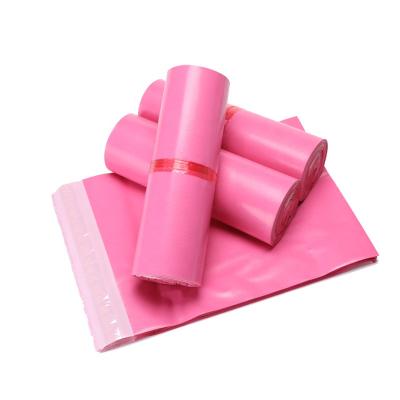 China Tear-proof/Nice Custom Bag Poly Envelope Mailer Mailing Bag Pink Strong Adhesive Printing Opaque Printing High Quality Printed Express Shipping Plastic Bag for sale