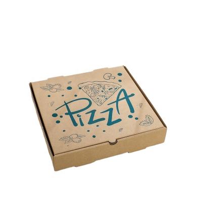 China Recyclable Custom Logo Printed Cheap Pizza Paper Box Disposable White Kraft Bulk On Sale 7 Slice 9 12 Inch Cardboard Pizza Boxes for sale