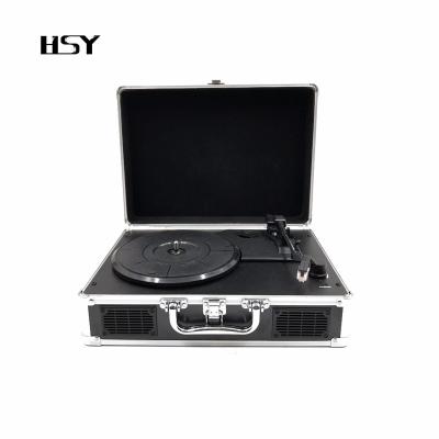 China Portable suitcase vinyl record player, turntable audio player, suitcase turntable for sale