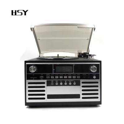 China Best Selling Gramofon Vinyl Record Player Retro Turntable For Playing Music REC-107 for sale