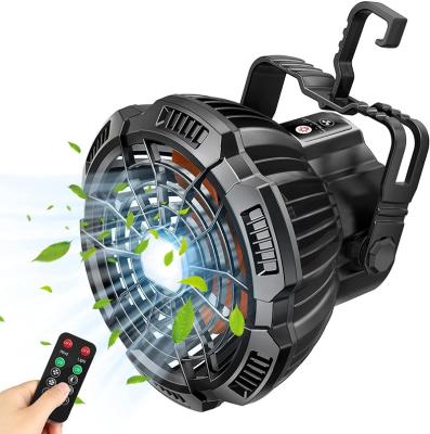 China Portable USB Rechargeable Camping Solar Mini Fan With Light Led Luces Remote Control ABS Fan for sale