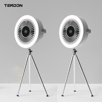 China Chinese Hotel Supplier Floor Fan For Bedroom With Remote Control Led Lights Rechargeable Fan for sale