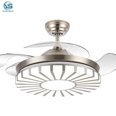 Κίνα 2036B RoHS Certification Retractable Fan Light LED Light Source Ceiling Fan Lamp προς πώληση