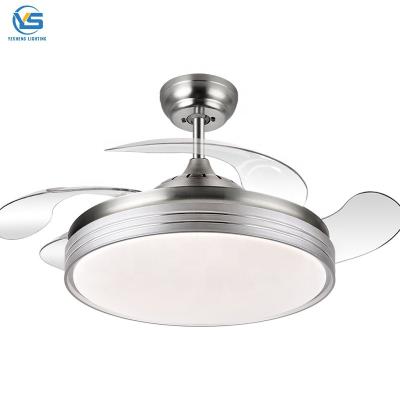 Κίνα 729 42 inch 110v 220v Modern remote control bladeless ceiling fans with lights lamp led designer luz con ventilador oculto techo προς πώληση