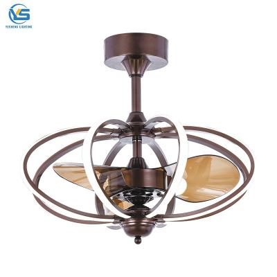 Κίνα 42 Inch Modern Remote Control Fan Crystal Chandelier Bladeless Home Led Designer Round Tricolor 36 προς πώληση