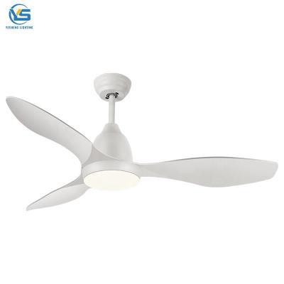 China 48 Inch Modern Ceiling Fans Wood Blade Ceiling Fan With LED Lights Remote Control DC for sale