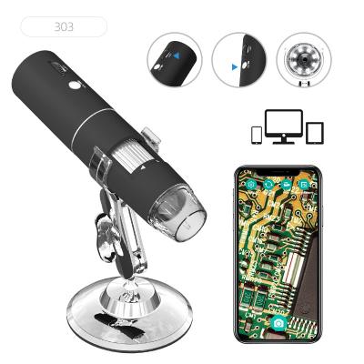 China Capturing Images/Video Recording 303 WiFi 2.0MP Digital Microscope for Repair/Factory Detection/Skin Checking Compatible with iPhone iPad Android Phone Table for sale