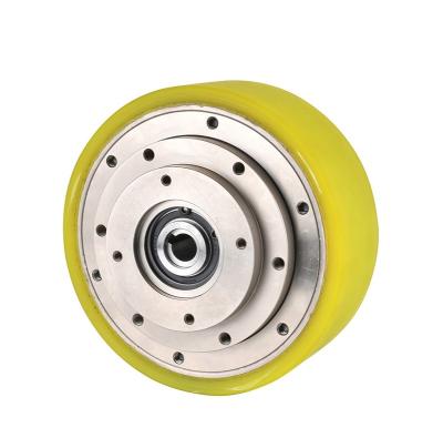 China High Efficiency Electric Forklift Roller PU Drive Wheel AGV Polyurethane Drive Wheel for sale