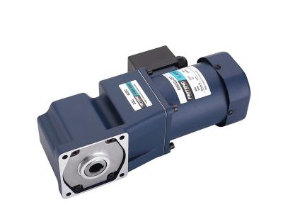 China Totally Enclosed High Torque 3Phase AC 220V Right Angle Hollow Shaft Reduction Motor For Metering Pump for sale