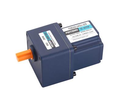 China Totally Enclosed Wide Speed ​​Control Motor 12v/24v/48v DC 200W BLDC Brushless Motor For Automation Equipment for sale