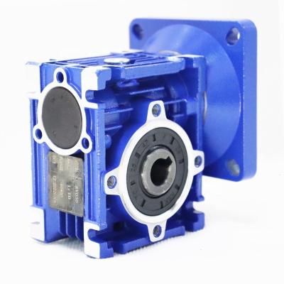 China High Efficiency 24v High Torque Low RPM Cast Iron Small DC Motor NRVE Worm Gear Speed Reducer for Sewing Machine for sale