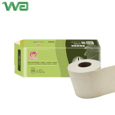 China Bamboo Pulp 12 3 4 Ply Porcelain Toilet Paper Bathroom Tissue for sale