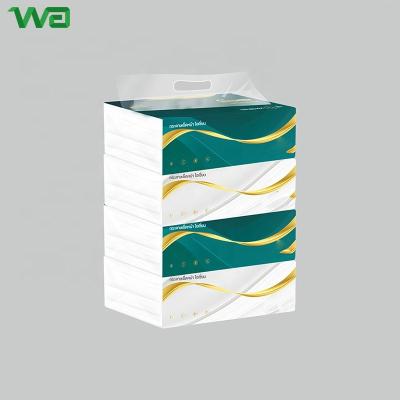 China Professional Manufacturer Wholesale Super Absorbent Organic Reusable Soft Pack Facial Tissue Paper for sale