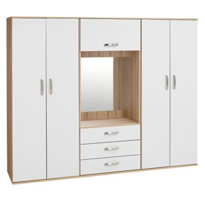 China ZJH Latest Design Portable Furniture Overall Bedroom Wardrobe Combination Wardrobe for sale