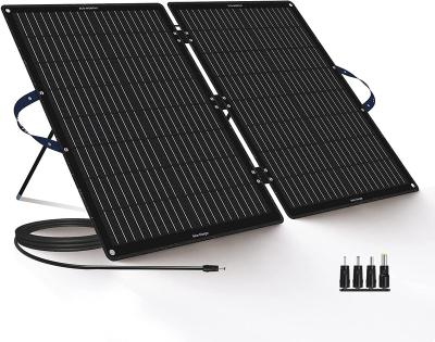 China RV Eco-Worthy 18V 100W Portable Folding Solar Panel With Monocrystalline Silicon Solar Cell For Caravan Marine Outdoor Camping for sale