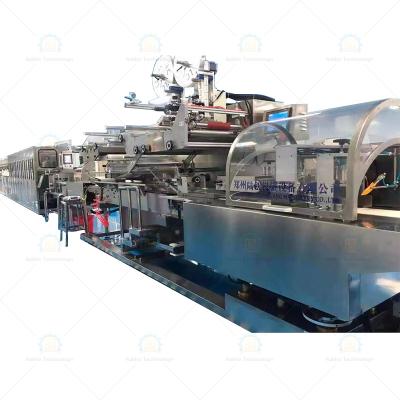 China Interfold Type& single extraction full automatic flail synchronous knife wipes machine alcohol rag dry passes production equipment for sale