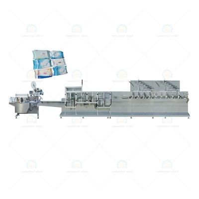 China Interfold Type& Single Extraction Factory Directly Operated Automatic Wet Wipes Production Line Paper Machinery for sale