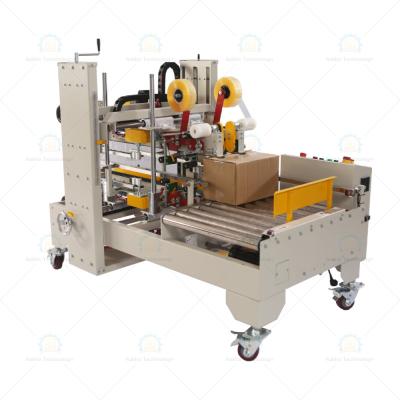 China Full Automatic Carton Bottom Edge Four Strip Machine Carton Sealing Production Line Machine for sale