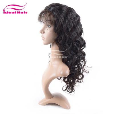 China Ideal Loose Wave Lace Front Wig Long Baby Hair for sale