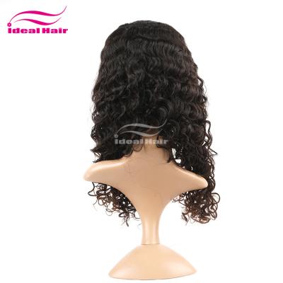 China Unprocessed Deep Wave Virgin Remy Wigs For Black Women , Longest Human Hair Wig for sale