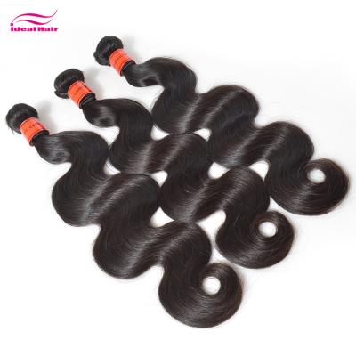 China Unprocessed 100% Human Body Wave Weave Raw Cambodian Virgin Hair for sale