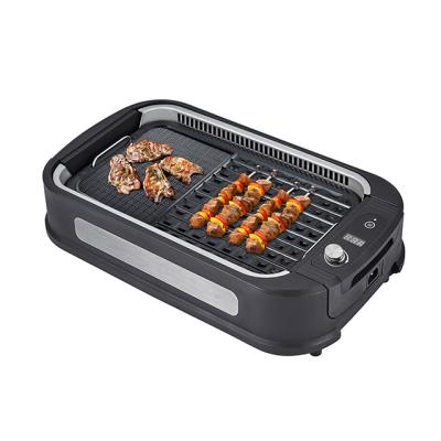 China Smokeless Household Electric Grill And Griddle Indoor Removable Dishes 1500W for sale