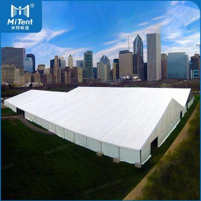 China MiTent Group Waterproof Clearspan 50m Width Outdoor Trade Show Exhibition Shelter Tent for sale