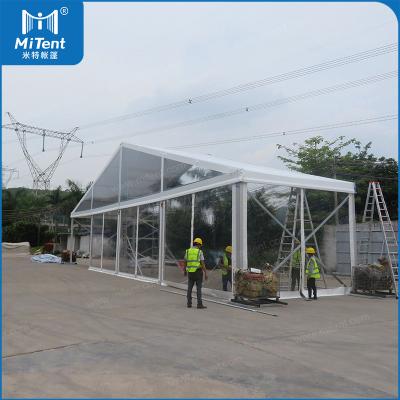 China 20x50m large waterproof clear church party tent with PVC tension canvas for outdoor events for sale