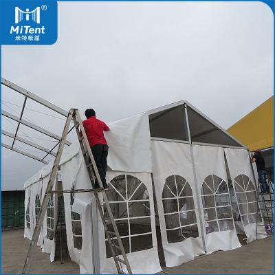 China Cheap Weather Resistant Outdoor 50pax Party Canopy Tent Waterproof For Family Picnics for sale