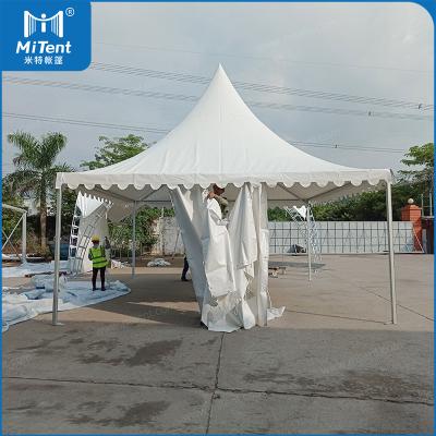 China Waterproof Durable 5x5m Backyard Canopy Pergola Party Tent With Fireproof Covers for sale