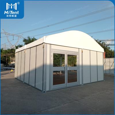 China Modern waterproof 6x12m Arcum tent for product launch and trade show events with wooden floor for sale