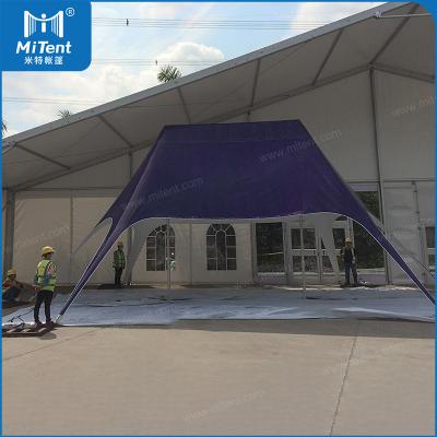 China Waterproof 8x12m Double Top Star Tent for Outdoor Promotional Company Events with Logo Branding for sale