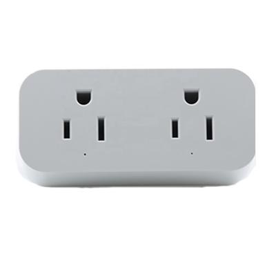 China Residential / Multi-Purpose Wi-Fi Smart Plug US APP Auxiliary Intelligent Control Life Alexa & Google Control Smart Plug for sale