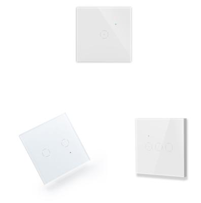 China PC+ABS Tuya Smart Wall Switch Alexa Voice Control Remote Control Timing Function for sale