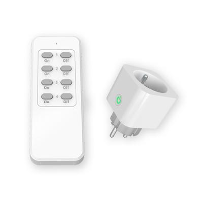 China Residential / Multi-Purpose Durable Smart Home RF Radio Remote Control Wall Outlet Smart Plug for sale