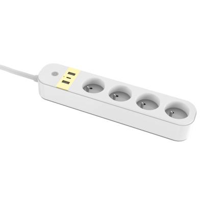 China Portable Extension Socket Power Strip Power Strip With Usb Ports CLY903-FR for sale