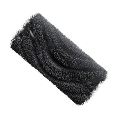 China Durable Custom Abrasive Round Road Sweeper Steel Wire Nylon Brush Chimney Sweeps Industrial Round Nylon Roller Industrial Brush for sale